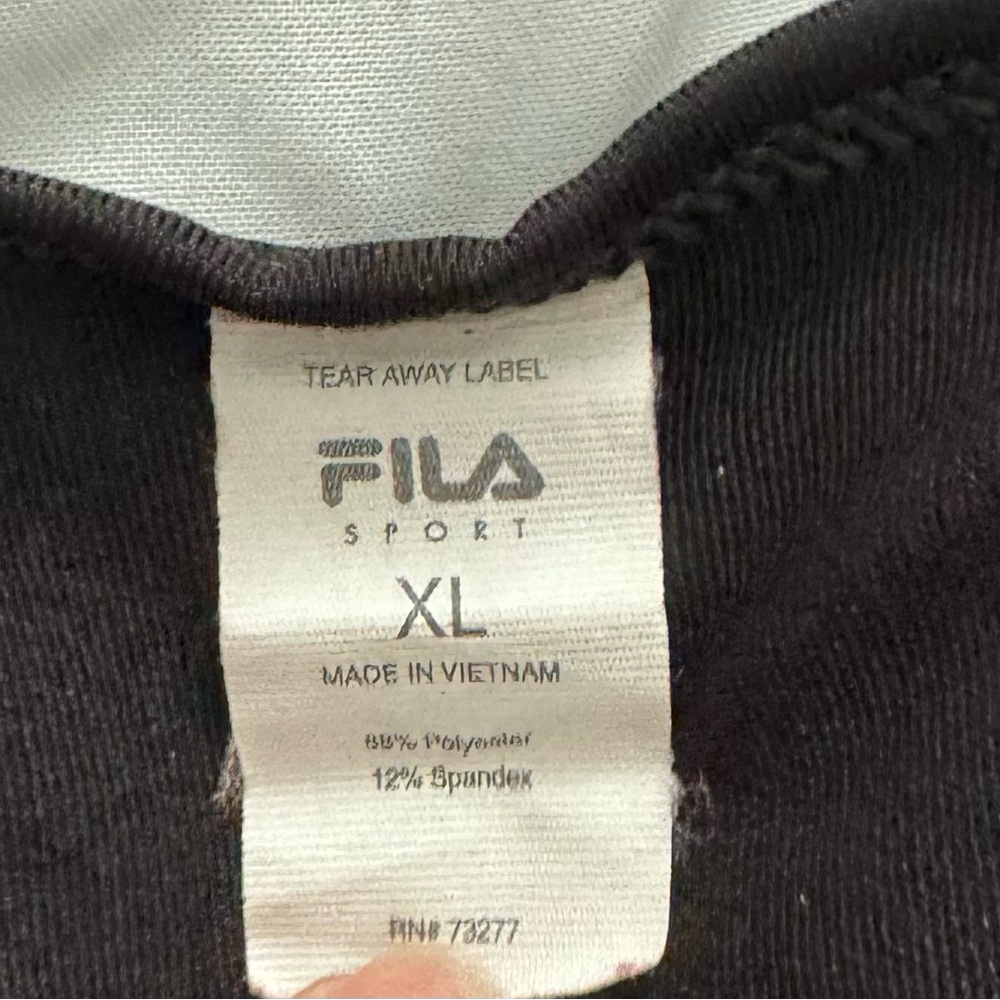 Fila Women's Black Tank Top - Picture 2 of 3